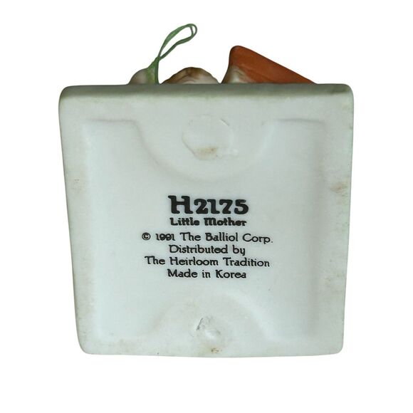 Little Mother- Figurine 1991 Balliol Corp-Heirloom Tradition-Korea-Vintage-H2175 - Picture 6 of 8